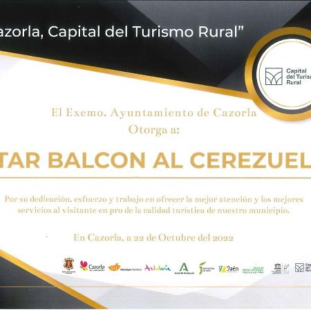 Alojamiento Balcon Al Cerezuelo Cazorla Luaran gambar